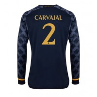 Real Madrid Daniel Carvajal #2 Vonkajší futbalový dres 2023-24 Dlhy Rukáv